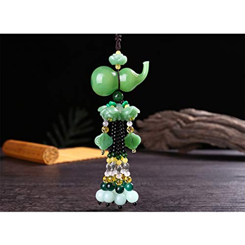 Tongboshi Car Pendants, Home Decoration Pendants, high-end car interiors, car Perfume Decorations, Men and Women Creative Gourd Pendants, Safe and Hoist (Color : Pink)
