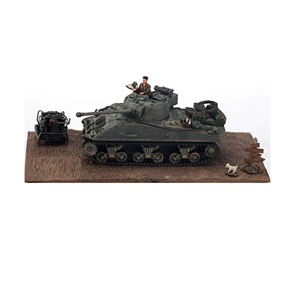 XHH Panzer-Wagen-Legierungsmodell im Maßstab 1:32, Militär-Sherman-Firefly-Panzer-Modell der britischen Armee… – Bild 3