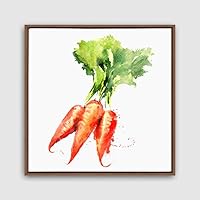 Framed Canvas Wall Art Vegetables Theme Design Canvas Prints Home Artwork Decoration for Living Room,Bedroom - 16x16 inches