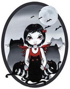 Cats and Bats Decorative Sticker Decal by Jasmine Becket-Griffith