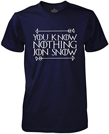 You Know Nothing Jon Snow T Shirt Navy-Medium
