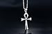 Stainless Steel Egyptian Ankh Cross Pendant Necklace,20 inch Chain