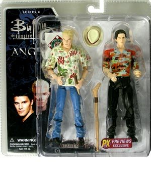 Angel & Spike Hawaiian Deluxe Action Figure Two Pack