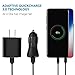 Fast Charger Kit for Samsung S8, Powerful Quick Charge 3.0 Charger Kit, Car Charger+Wall Charger+Type-C Cable Compatible with Samsung Galaxy S9/S9 Plus/Note 8/S8/S8 Plus, LG