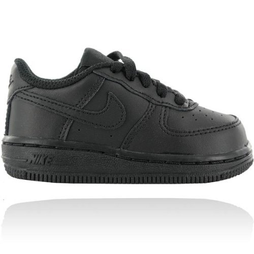 NIKE Toddlers Force 1 (TD) Basketball Shoe (2 M US Little Kid, Black)