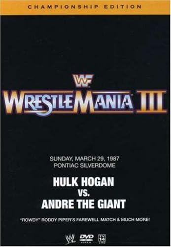 Amazon.com: WrestleMania III Championship Edition: 0651191945863