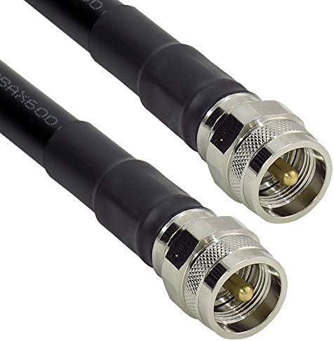 Altelix UHF Male PL-259 to UHF Male PL259 600 HAM & CB Ultra Low Loss Coaxial Cable 75 Feet USA Made