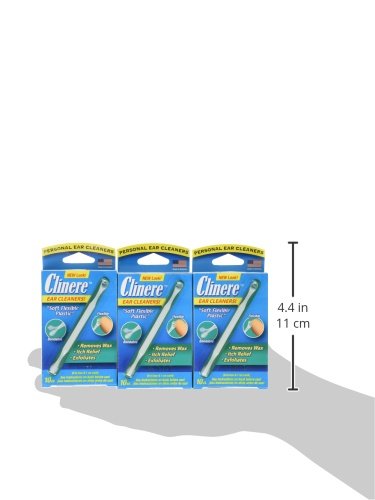 Clinere Ear Cleaners, 10 Count,  (Pack of 3)