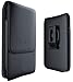 BOMEA Vertical iPhone 6 6S 7 8 Leather Pouch Belt Case with Clip Holster Cover Holder for Apple iPhone 6S/7/8(Fits Phone with Otterbox Battery Mophie or Lifeproof Case on) Swivel Clip - Black primary