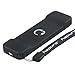 Remote Protective Case for Apple TV 4th Remote Controller, Hapurs Anti-Slip Silicone Light Weight Cover Case with a Lanyard for Apple TV 4th Generation Siri Remote Controller-Black