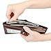 RFID Blocking Cowhide Leather Bifold Wallet for Men with 2 ID Windows(2 ID Window Coffee)