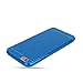 Shamo's Case iPhone 6 Plus and iPhone 6S Plus Transparent Shock Absorption TPU Rubber Gel (Deep Blue)