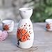 Tosnail 5 pcs Ceramic Japanese Sake Set - Orange Blossom