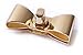 Bobeey 2sets 55x23mm Classy Light Gold Bowknot Purses Locks Clutches Closures,Metal Bow Shape Twist Locks Purse Closure Turn Locks BBL5（Light Gold）