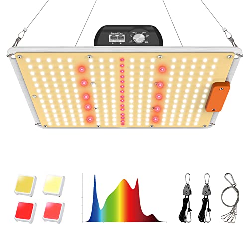 QUAL-B-1000 LED Grow Lights with Samsung LM301B Diodes, Dimmable Sunlike Full S…