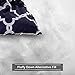 Basic Beyond Down Alternative Comforter Set (Queen, Navy) - Reversible Bed Comforter with 2 Pillows Shams for All Seasons