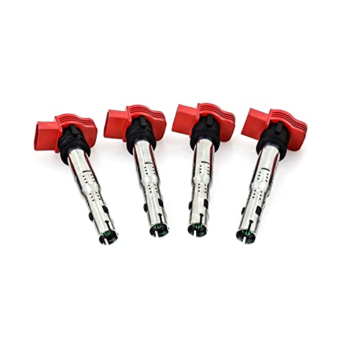 Mishimoto Ignition Coil, Set of 4, Compatible with 2006-2008 Volkswagen GTI