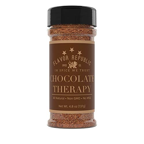 Sweet Cocoa Seasoning, Full-Bodied Mocha Powder Topping Spice Blend. Chocolate Therapy - Flavor Republic (4.8 oz)