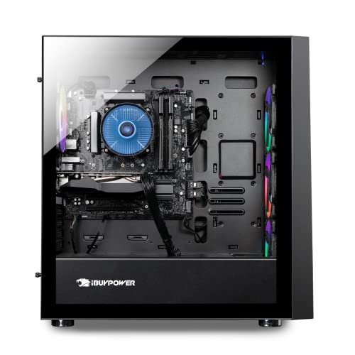 iBUYPOWER Pro Gaming PC Computer Desktop SlateMono 230A (Ryzen 5 5600X