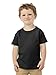 FOL Girls 100% Heavy Cotton HD T-Shirt (T3930) -BLACK -3T