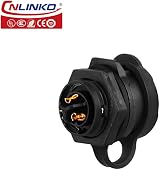 CNLINKO LP-16 3 Pin M16 Waterproof Connector IP68 Quick Plug Aviation Socket view 2