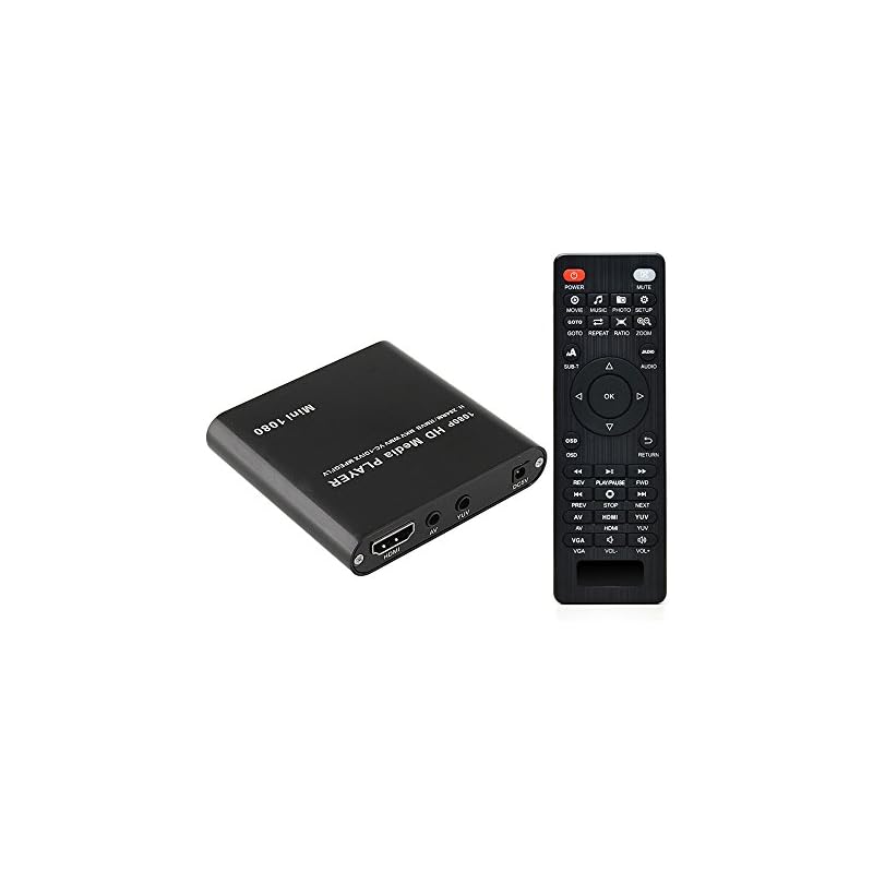 HDMI Media Player, AGPtek Black Mini 1080p FullHD Ultra HDMI Digital
