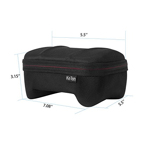 Switch Pro Controller Case – Keten Protective Hard Portable Travel Carry Case Shell Pouch for Nintendo Switch Pro Controller, Also Fits for Xbox One Controller (Black)