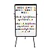 Classic Collection Of 100 Wooden, Magnetic Letters - 1 Upper & 2 Lower Case Alphabets Plus Extra Letters - Great For Preschool Reading, Writing & Spelling - Play ABC Phonics Games With This Durable, Brightly- Colored Early Learning, Educational Toy!