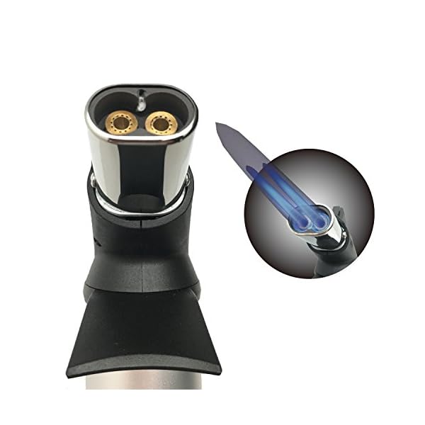 A-ONE GAS TOOL Butane Brazing Torch-Blow Torch-1 Double Flame Gas Torch and 1 Sigle Flame Blow Torch with 1 Free Torch Lighter (3 in 1 Pack) - Image 5
