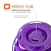Purrfect Feline Titan's Tower - New Safer Bar Design, Interactive Cat Ball Toy, Exerciser Game, Teaser, Anti-Slip, Active Healthy Lifestyle, Suitable for Multiple Cats 3 Tier (Purple)