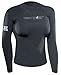 NeoSport Wetsuits Women's XSPAN Long Sleeve Shirt, Black, 8 - Diving, Snorkeling & Wakeboarding