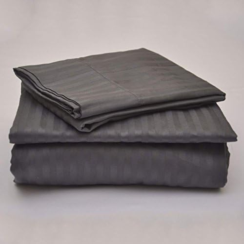 Crafts Linen 4 Piece Sheet Set- 100% Cotton 400 TC Fit Mattress Up To 6-Inch-Deep Pocket For RV- Trucks, campers, Airstream, Bus, Boat and motorhomes (Eastern King 76"X80", Sage Solid)