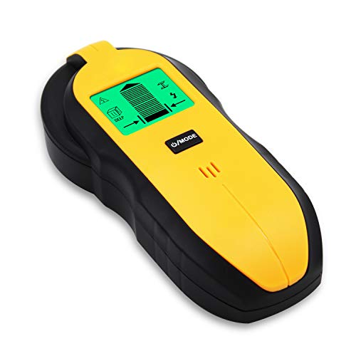 Stud Center Finding Sensor, Multi- Scanner Wood, Metal and AC Live Wire Detector with LCD Display, Deep Scanning Kuled