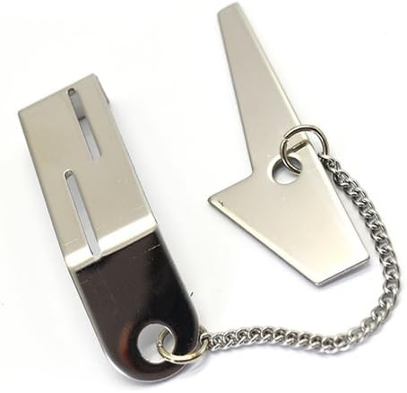 Rarelock Stainless Steel Door Latch Lock Deadbolts for Home Security, Travel, Hotel, Personal Safety. No Installation, Portable Convenient. Mms304
