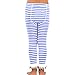 TeeHee Little Girls and Toddlers Fashion Footless Tights and Fleece Leggings 3 Pair Pack (3-5 Years, Stripe with Heart)
