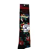 Ed Hardy Women's Skull & Rose Knee High Socks - Black