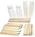 NSI Epoxy Resin Mixing Kit: 150 Plastic Cups and 150 Wood Sticks; 300 Piece Assortment of Disposable 1 oz and 1.5 oz Plastic Mixing Cups and Assorted Mixing Sticks.