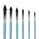 Professional Artist Paint Brush Sable Hair Cat's