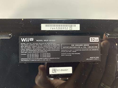 Replacement Official Authentic Nintendo Wii U Console [Black] [Nintendo Wii] (Renewed) - Thumbnail 3