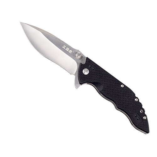 Sanrenmu 9054SUC-GH Pocket Folding Knife Hunting Knife Outdoor Survival Knife