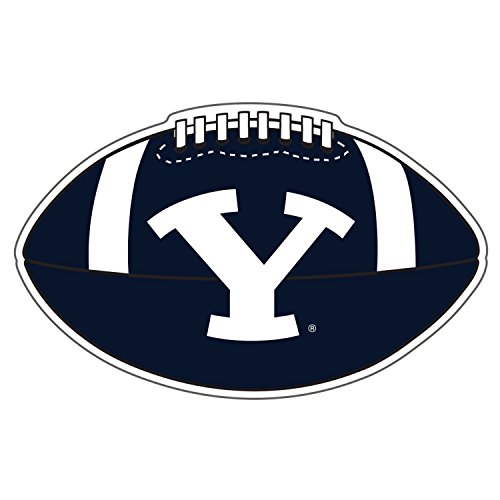 Craftique BYU Cougars Decal (Y FOOTBALL DECAL (4.5",6"), 4.5 in)