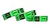 Goldistock Event Wristbands Over 21 Neon Green 500 Ct. | ¾” Arm Bands | Wrist Bands for Easy Drinking Age ID
