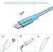 iPhone Charging Cable Novtech iPhone Cord 2 Pack 6FT Lightning Charger Cable Certified Charging Cord for iPhone X 8 7 Plus 6S 6 SE 5S 5C 5 iPad 2 3 4 Mini Air Pro iPod Nano 7 Blue