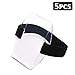 Timoo 5 PCS Arm Badge Holder Armband ID Card Holder with Adjustable Belt, Universal Size