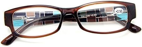 Brown Frame Reading Glasses Reader Eyewear high quality Quality and test performance is very good Fashion, convenient,