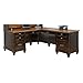 Martin Furniture Hartford L-Shaped Desk, Brown