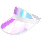 Surkat Plastics Clear Sun Visors UV Protection Hat Cap Headwear Sunhat for Golf Tennis Beach Cycle
