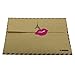 Hybsk Kissing Lips Removable Body Stickers Total 1,000 Per Roll (Pink)