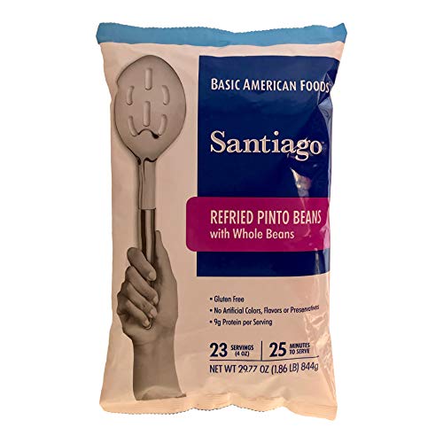 Santiago Traditional Refried Beans, Dehydrated Refried Pinto Beans with