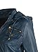LE3NO Womens Faux Leather Zip Up Moto Biker Jacket with Pockets